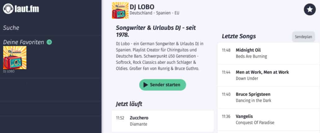 DJ Lobo der Radiosender auf Laut.fm