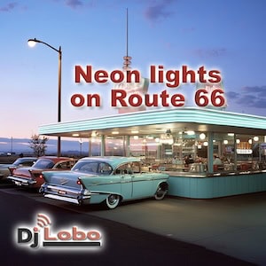 Neon lights on Route 66